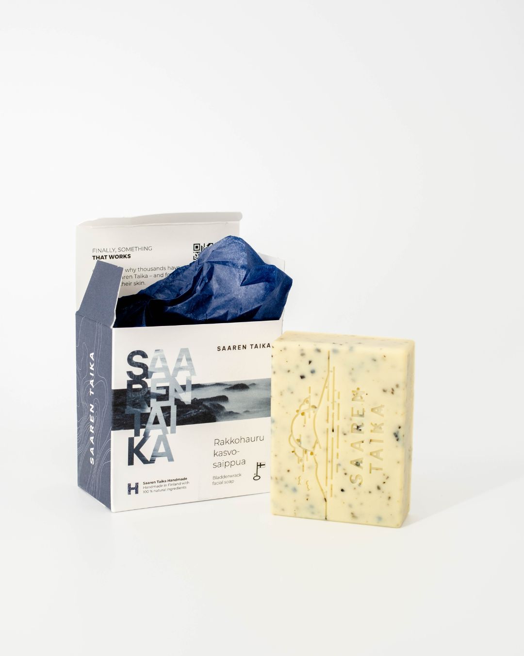 Bladderwrack Face Soap – Balances Skin Microbiota & Supports the Microbiome, UNISEX, 100% Natural, Vegan