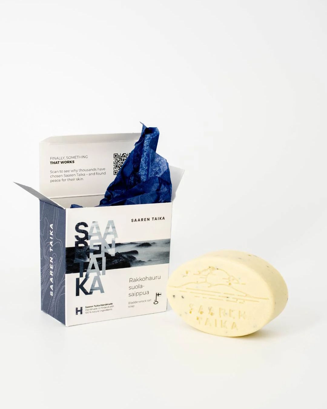 Bladderwrack Salt Soap – Balances Skin Microbiota & Supports the Microbiome, UNISEX, 100% Natural, Vegan