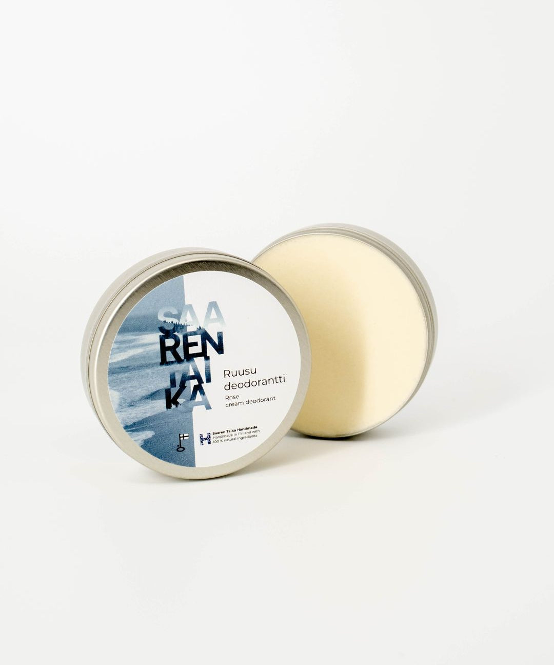 Rose Sea Salt Cream Deodorant for Sensitive Skin with All Day Odour Protection