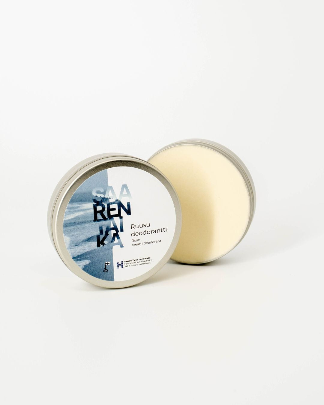 Rose Sea Salt Cream Deodorant for Sensitive Skin with All Day Odour Protection
