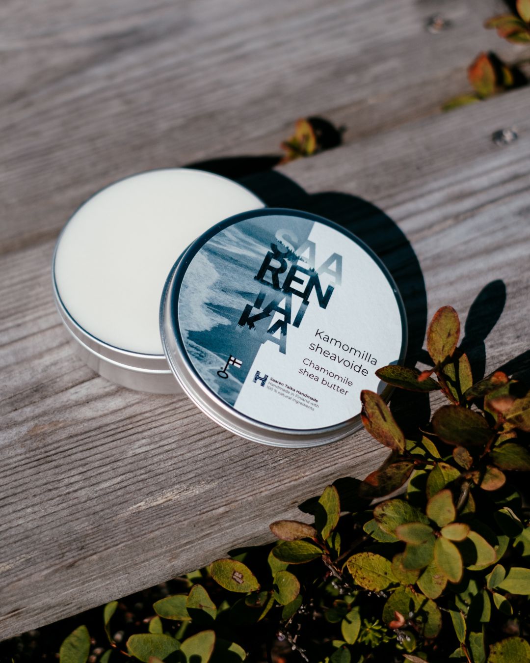 Saaren Taika Chamomile Shea Balm, soothing balm for eczema-prone and psoriasis-prone skin, 100% Natural, Vegan, Organic, 80ml