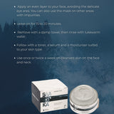 How to use Saaren Taika Deep Cleansing Face Mask once or twice a week, leave on for 15 to 20 minutes
