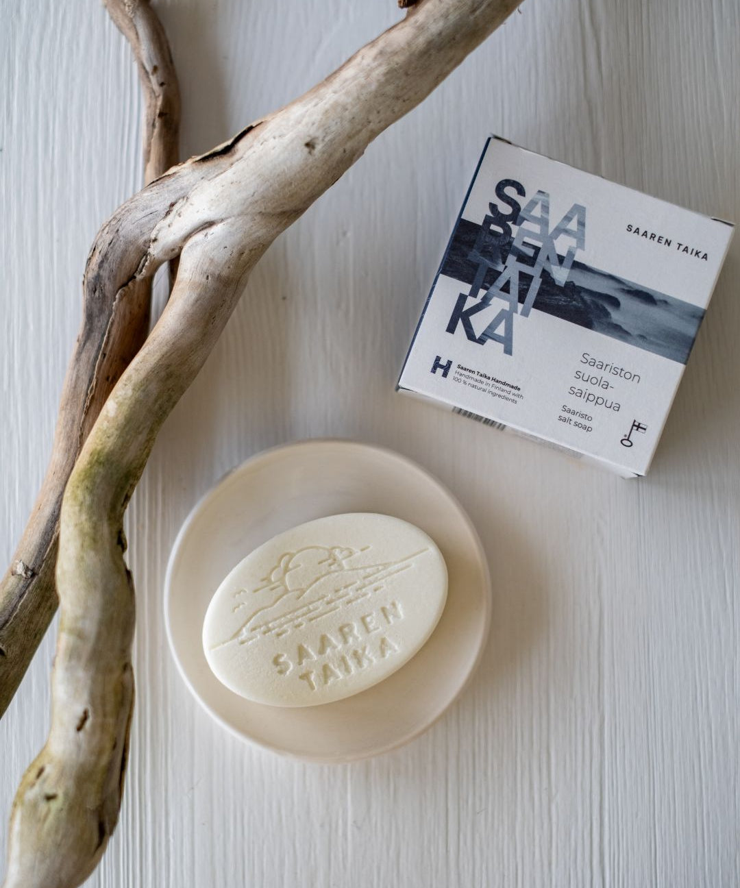 Archipelago Salt Soap®, for skin prone to psoriasis, eczema and atopic dermatitis, unscented, 100% natural