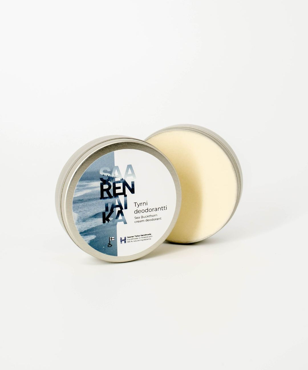 Sea Buckthorn Cream Deodorant Unisex for Sensitive Skin, Baking Soda-Free and Aluminium-Free