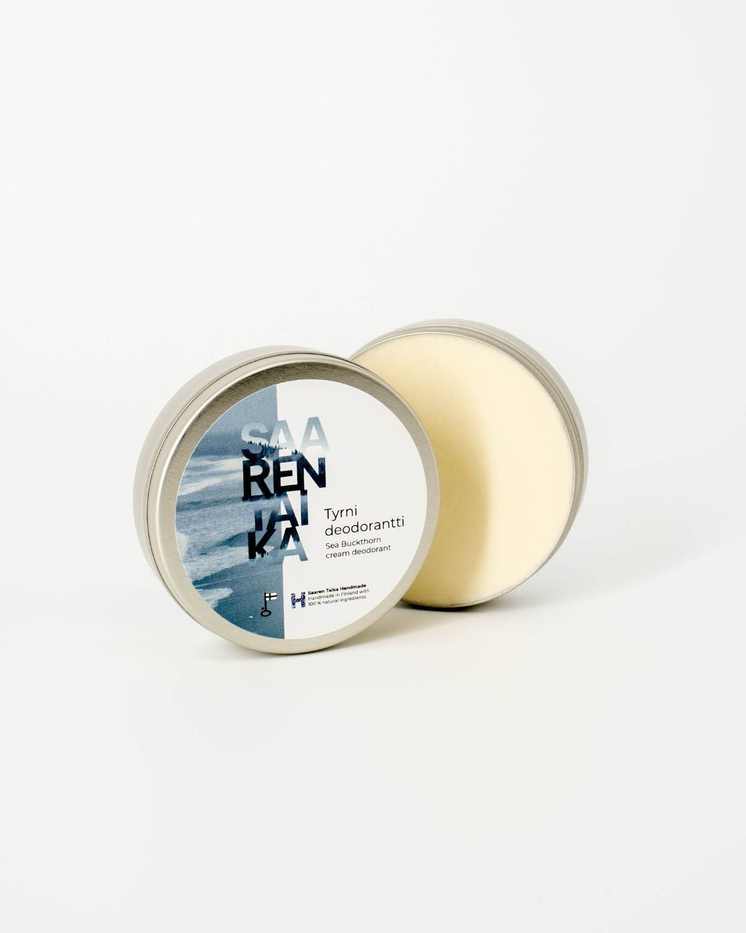 Sea Buckthorn Cream Deodorant Unisex for Sensitive Skin, Baking Soda-Free and Aluminium-Free
