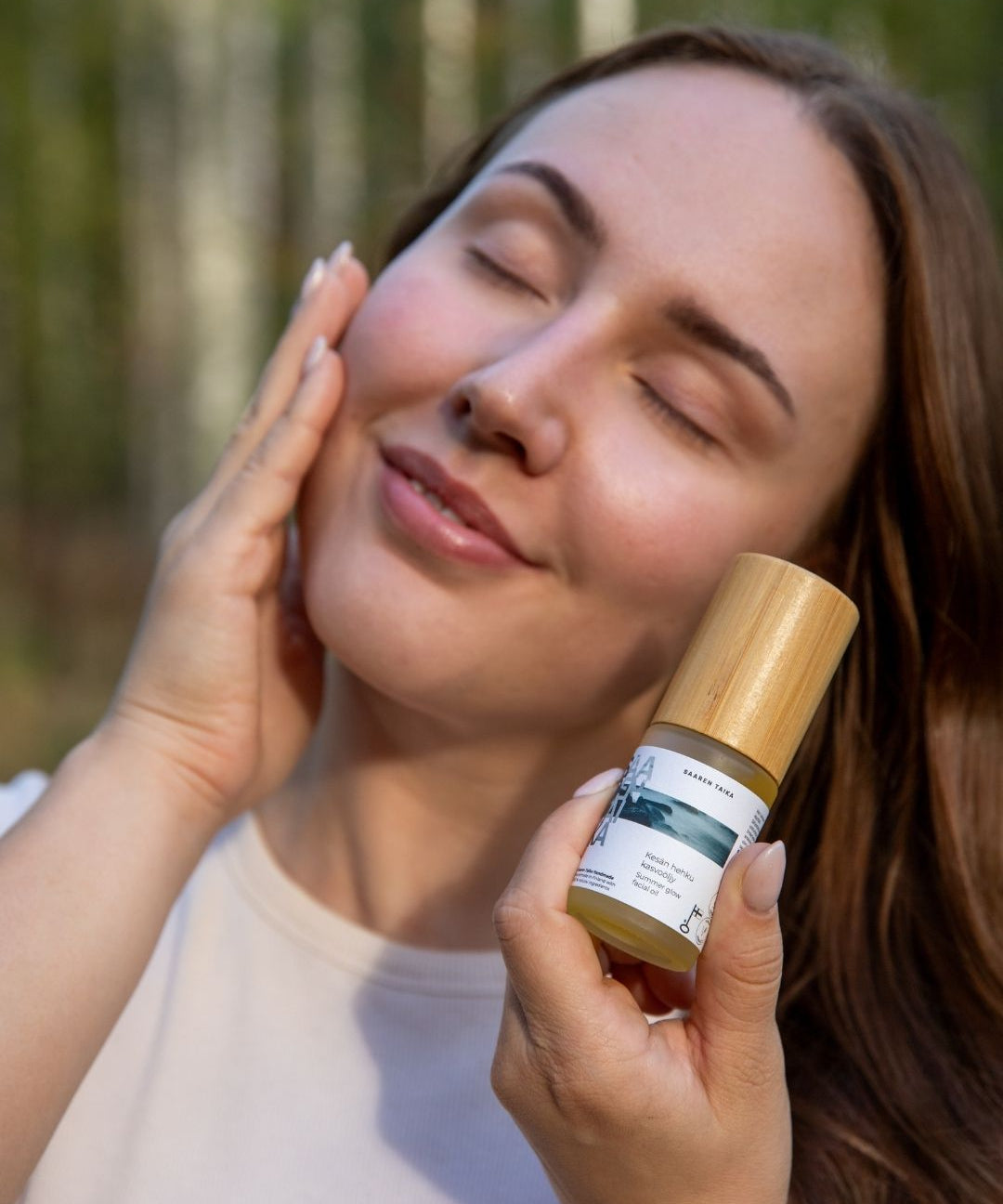 Summer Glow Face Oil, silky smooth, fast-absorbing dry oil for radiant skin, vegan, 30 ml