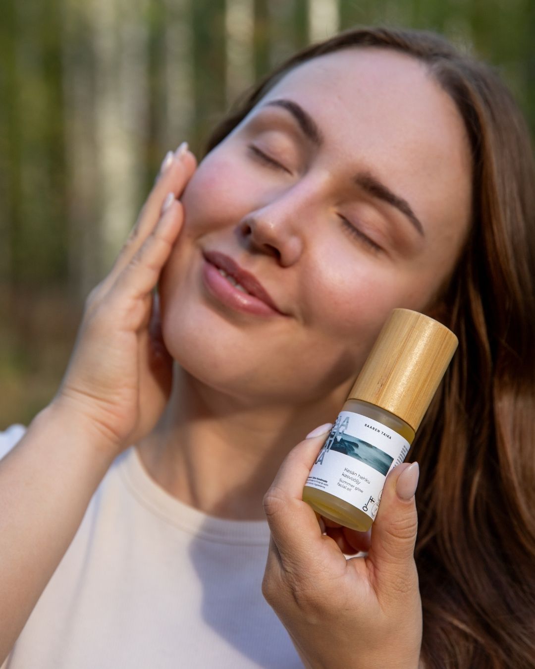 Summer Glow Face Oil, silky smooth, fast-absorbing dry oil for radiant skin, vegan, 30 ml